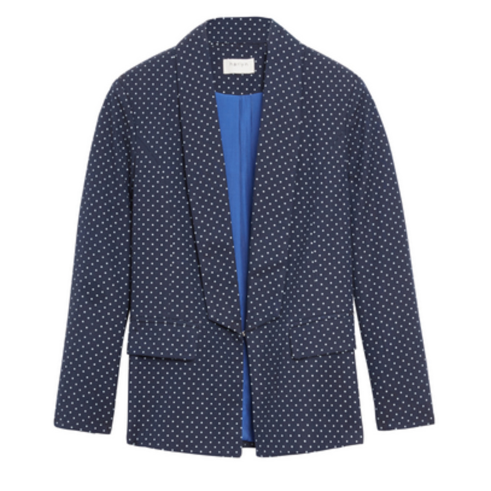 NWT Stitch Fix Polka Dot Woven Blazer